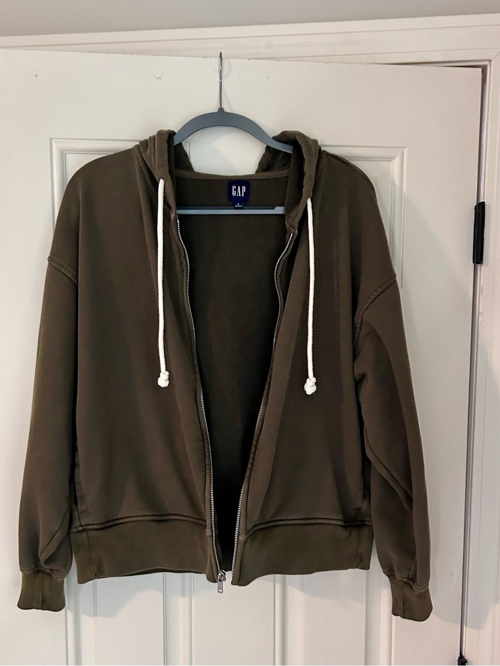 GAP Heavy Oversized Zip up hoodie Small - Picture 4 of 6